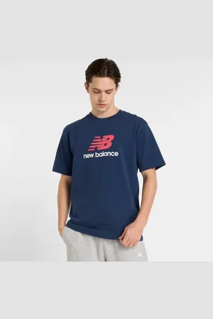New Balance Homme Athletics Logo T-Shirt en , Coton, Taille 2XL