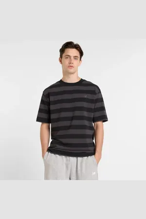 New Balance Homme Athletics Cotton Thick Stripe T-Shirt en , Coton, Taille 2XL