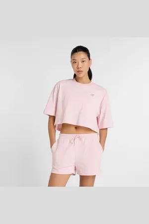 New Balance Femme Logo Oversized Jersey T-Shirt en , de coton, Taille L