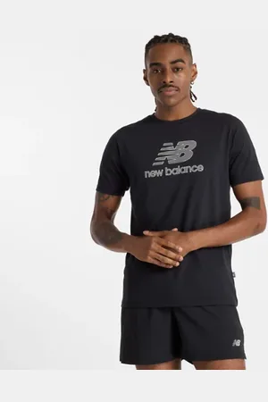 New Balance Homme Heathertech Logo T-Shirt en , Poly Knit, Taille 2XL