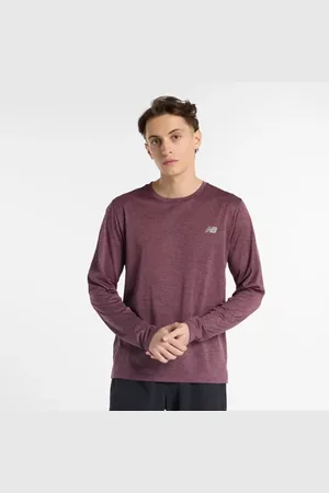New Balance Homme Athletics Long Sleeve en , Poly Knit, Taille 2XL