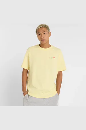 New Balance Homme Athletics Tennis Cartoon T-Shirt en , Coton, Taille 2XL
