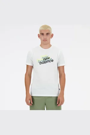 New Balance Homme Sport Essentials Heathertech Graphic T-Shirt en , Poly Knit, Taille 2XL