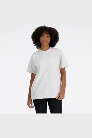 New Balance Femme Athletics Jersey T-Shirt en , de coton, Taille 2XL