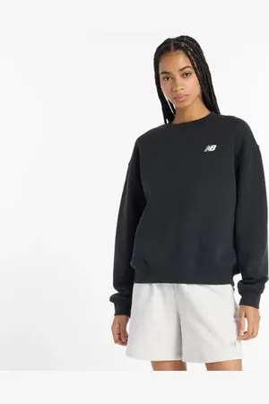 New Balance Femme Reimagined Fleece Crew en , Coton Fleece, Taille L