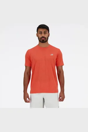 New Balance Homme Athletics T-Shirt en , Poly Knit, Taille L