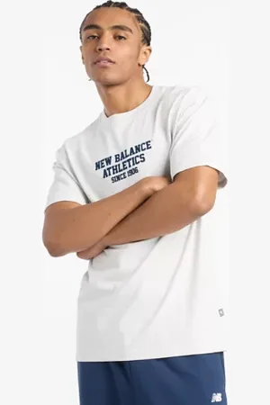 New Balance Homme Varsity Graphic T-Shirt en , Coton, Taille 2XL
