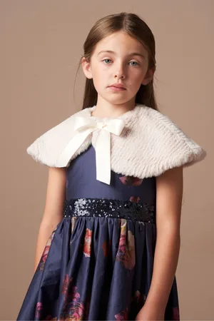 Angel & Rocket Bella Faux Fur Col VesteL