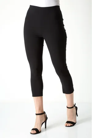 Roman Cropped Stretch Capri Trousers40