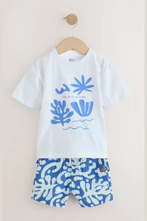 Next T-Shirt and Shorts 100% Cotton Set (3mths-7yrs)104110cm
