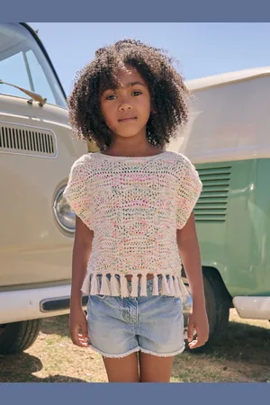 Next Knitted Tassle Top (3-16yrs)104110cm