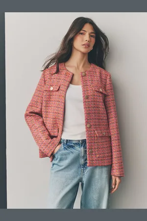 Next Veste en boucle texturée sans col40