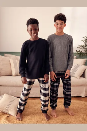 Next 2 Lot Manches longues Woven Carreaux 100% Cotton Pyjamas (3-16ans)11 ans (146cm)