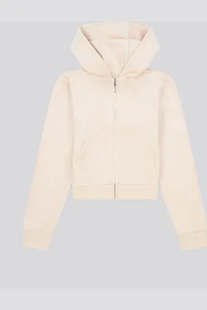 Juicy Couture Sweat à capuche zippé en velours ton sur ton pour fille15 - 16 ans (170 - 176cm)