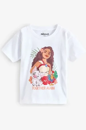 Brand Threads Disney Moana Girls T-Shirt4 - 5 ans (104 - 110cm)