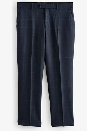 Next Regular Fit Prince of Wales Check Suit Trousers42W x 33L (UK 42 L)