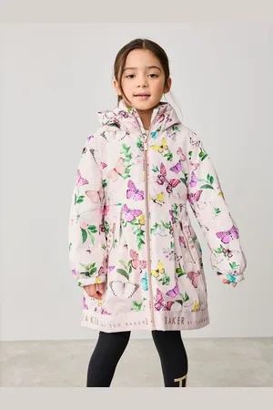 Ted Baker Pink Shower Resistant Floral Printed Rain Trench2 - 3 ans (92 - 98cm)