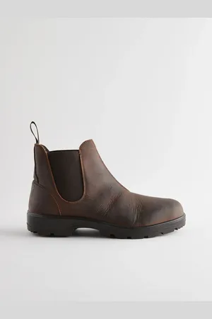 Next Bottines Chelsea en cuir imperméable