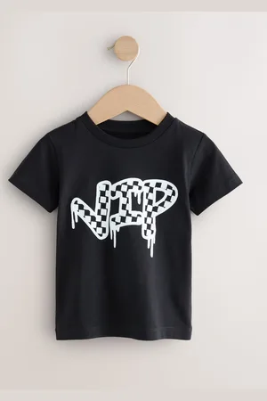 Next 100% Cotton Short Sleeve Graphic Print T-Shirt (3mths-8yrs)6874cm