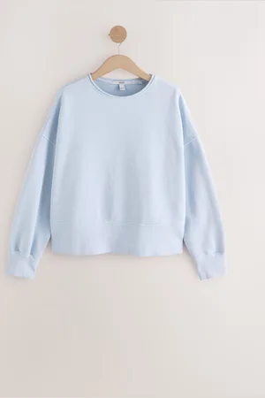 Next Sweat col rond 100% coton à ourlet brutTrès grand