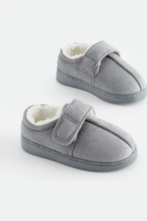 Next Chaussons à fermeture scratch doublés chauds