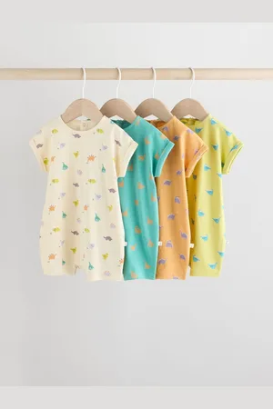 Next Lot de 4 barboteuses 100% coton9298cm