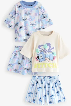 Next 100% Cotton Stitch Short Pyjamas 2 Pack (3-16yrs)152158cm