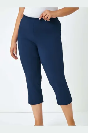 Roman Cropped Stretch Capri Trousers54