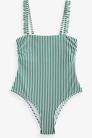 Next Maillot de bain coupe ventrale Seersucker Rayure40
