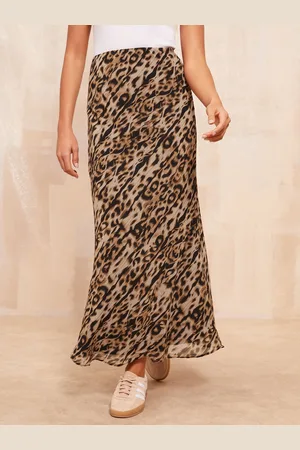 Friends Like These Jupes Maxi en mousseline imprimé animal