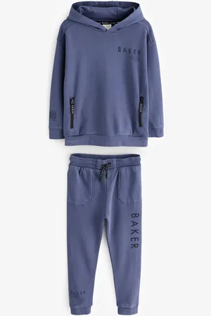 Ted Baker Blue 100% Cotton Hoodie And Joggers Set2 - 3 ans (92 - 98cm)