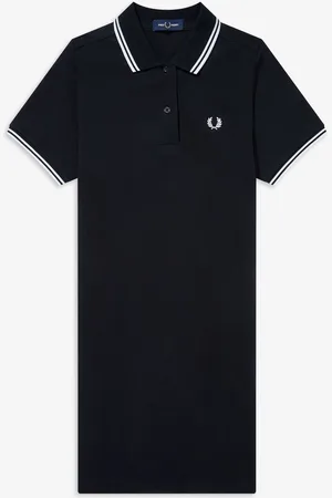 Fred Perry Robe polo à double boutonnage 100% coton36