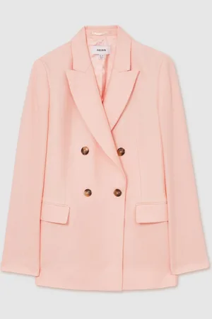 Reiss Magda Double-Breasted Peak-Lapel Suit Jacket42