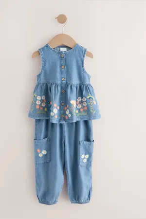 Next Embroidered Trousers and Top Set (3mths-7yrs)6874cm