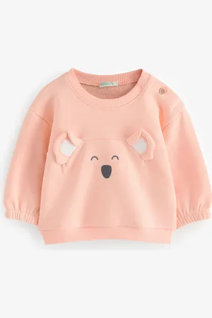 Benetton Sweat Bébé Col rond Imprimé 100% coton3 - Mois 6 (62 - 68cm)