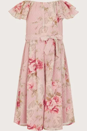 Monsoon Tia Print Chiffon Culotte Jumpsuit110116cm