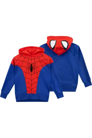 Character 100% Coton Spiderman Hoodie8 - 9 ans (128 - 134cm)