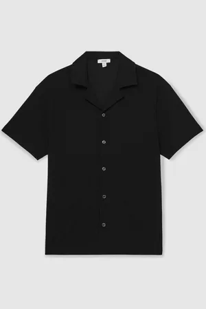 Reiss Chemise texturée à col cubain HuntS