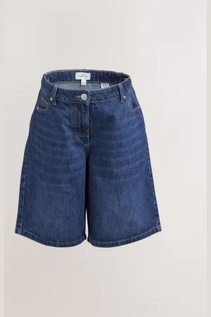 Next Maternity Denim Long Shorts46