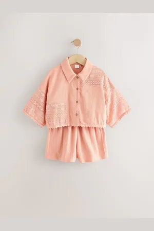 Next Chemise et short au crochet appliqués (3-16ans)11 ans (146cm)