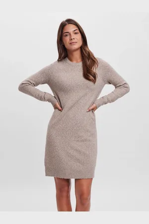 VERO MODA Peignoir en tricot à col rond et au toucher doux42