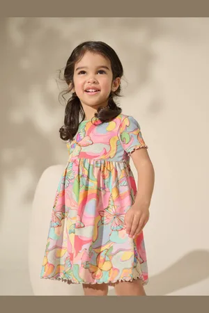 Next Manches courtes Rib Jersey Robe (3mths-7yrs)9298cm