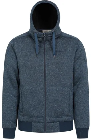 Mountain Warehouse Sweat à capuche doublé en polaire Nevis pour hommeS