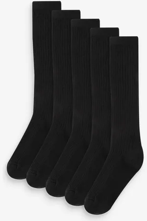 Next Paquet de 5 chaussettes à genoux en coton richeUK 6 - 8.5