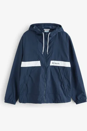 Columbia Blue Spire Valley Hooded Windbreaker JacketPetit