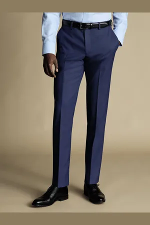 Charles Tyrwhitt Pantalon de costume slim Sharkskin Ultimate Performance30 S (L30)