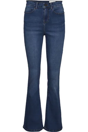 Noisy May Taille haute Flare 100% Cotton JeansW27 L32