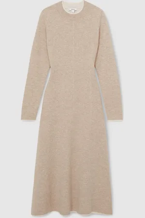 Reiss Peignoir mi-long en maille mélangée Mila avec cachemireM