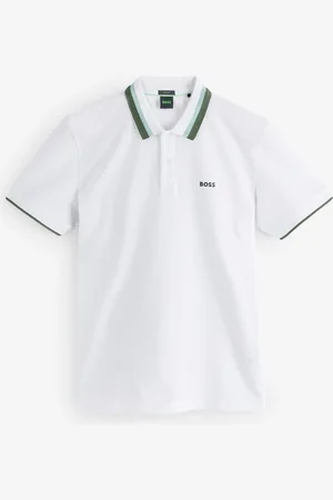 HUGO BOSS Golf Cotton Paddy Contrast Detail Regular-Fit Polo ShirtTrès grand
