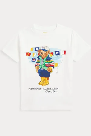 Ralph Lauren Garçons Polo Bear 100% Cotton Jersey T-shirt10 ans (140cm)